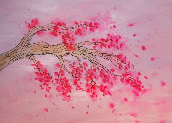 the tree who fell down because of&nbsp;flowers